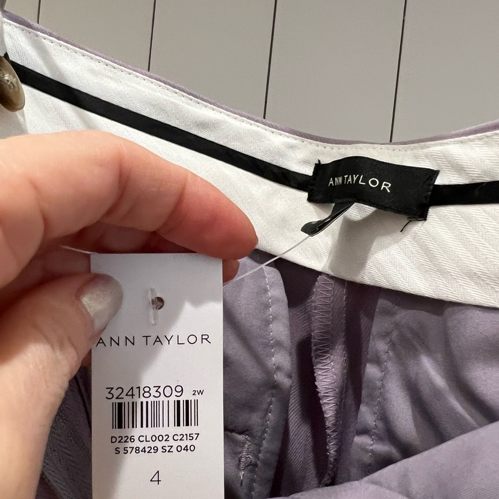 Purple Dress Pants (loft) - Picture 3 of 4
